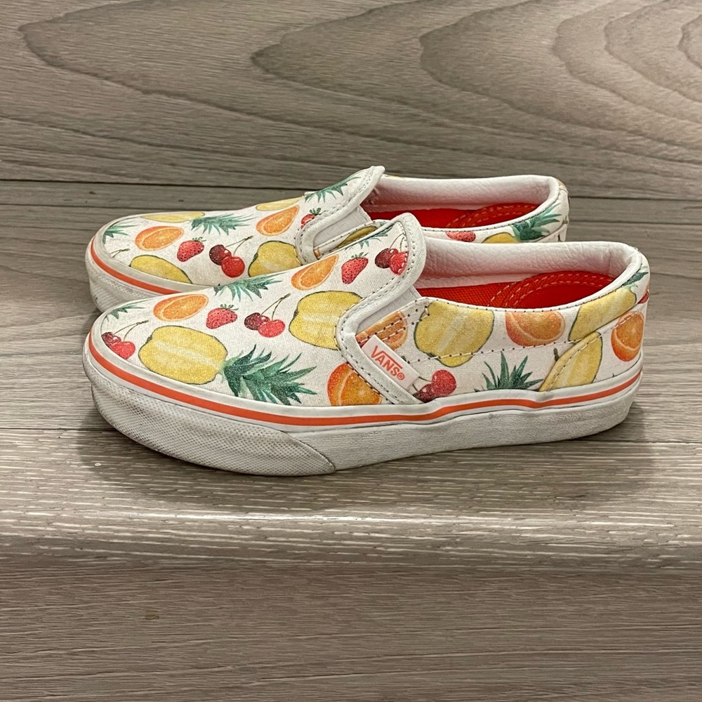 👟 EEUC VANS Runners Toddler Girls C13: FRUITS 🍎🍇🍋